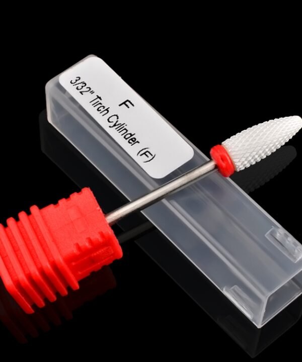 Nail Ceramic Cylindrical Corn Shape Electric Power Grinding Head, Size: 49*6mm, Size: 49*6mm
