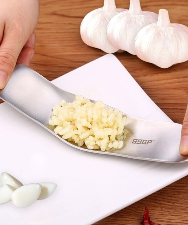SSGP Kitchen Tool Manual 304 Stainless Steel Brushed Texture Garlic Presser