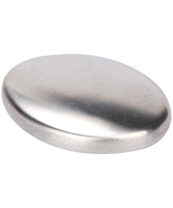 Portable Cleaning Stainless Steel Oval Hand Soap Eliminating Odour Remover, Random Style Delivery
