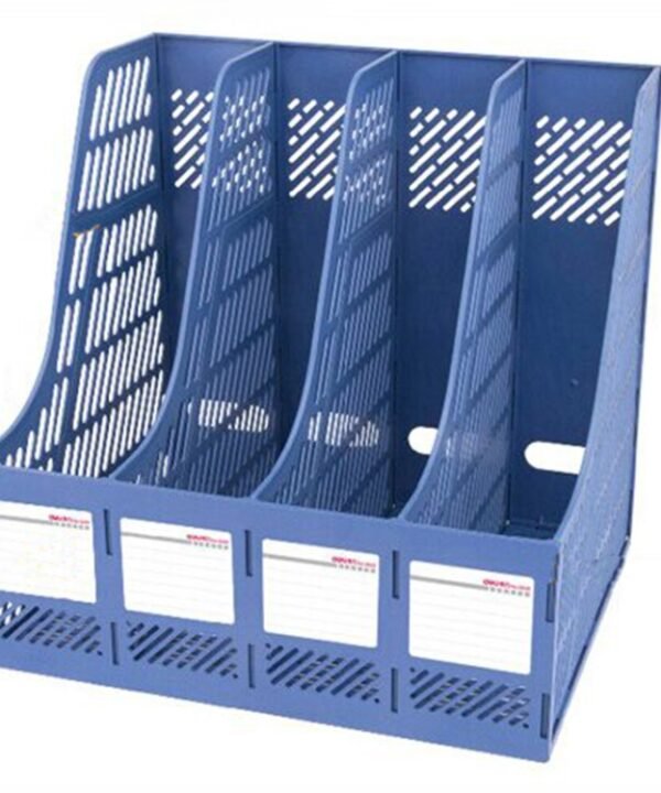 Deli 4 Sections Desk Organizer Office Supplies Accessories Desktop Tabletop Sorter Shelf