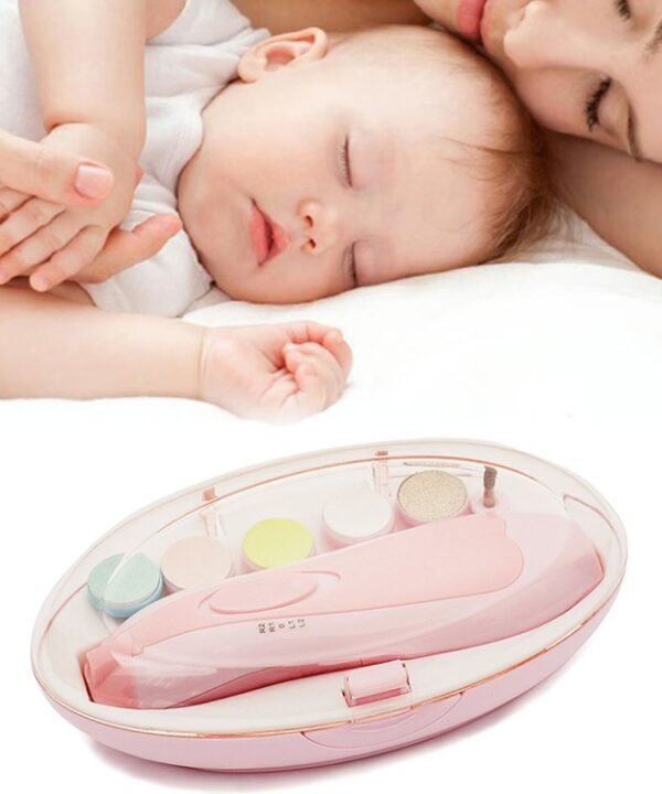 6 in 1 Baby Nail Clipper Trimmer Manicure Electric Grinding Device Tool Kit
