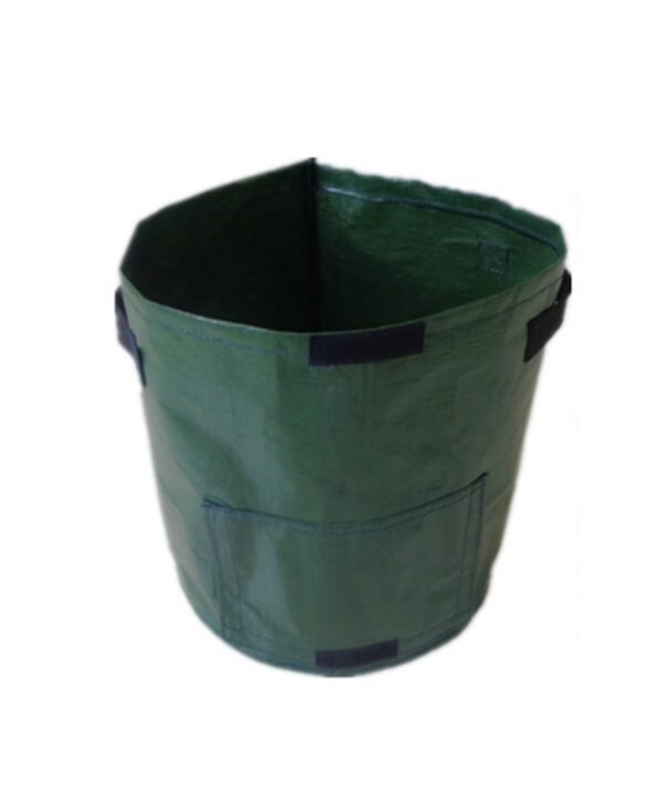 2 PCS 7 Gallons Potato Planting PE Bags Woven Fabric Bags Cultivation Garden Pots Vegetable Planting Bags Grow Bags Farm Garden Supplies, Green, Black, Orange, Yellow