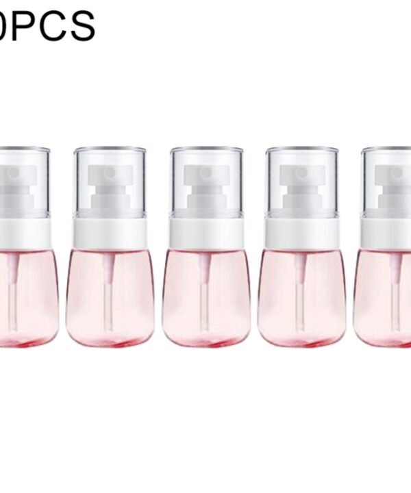 10 PCS Portable Refillable Plastic Fine Mist Perfume Spray Bottle Transparent Empty Spray Sprayer Bottle, 30ml, 30ml