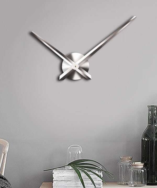 Creative DIY Stainless Steel Wall Clock Home Office Decoration
