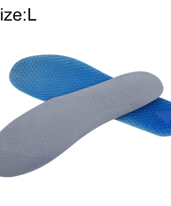 1 Pair Honeycomb Damping Suede Soft Sport Shoes Insoles, Full Pads, Size: L / 41-46yards