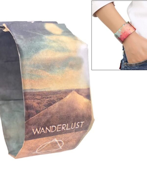 Travel Pattern Creative Fashion Waterproof Paper Watch Intelligent Paper Electronic Wristwatch
