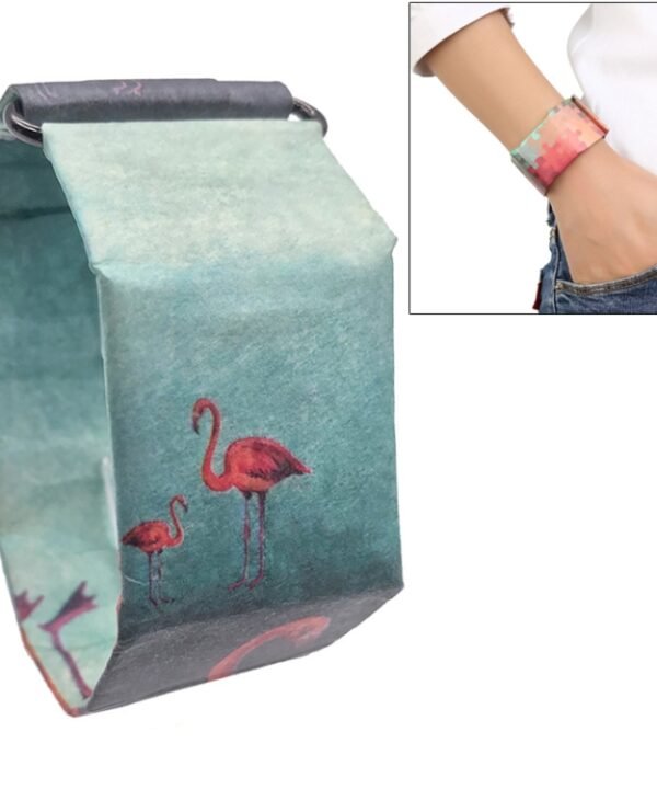 Flamingo Pattern Creative Fashion Waterproof Paper Watch Intelligent Paper Electronic Wristwatch