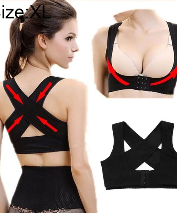 Women Ultrathin Kyphosis Correction Shoulder Support Tight-fitting Orthopedic Belt, Size:XL, XL