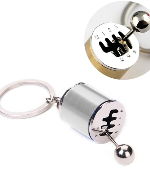 Six-speed Manual Shift Gear Keychain Key Ring Holder