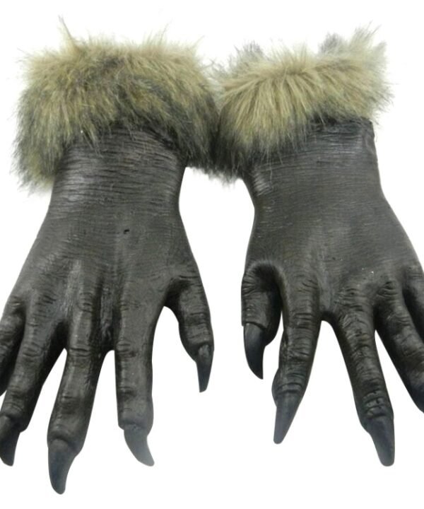 1 Pair Halloween Decoration Latex Wolf Gloves Halloween Festival Party Fancy Masquerade Glove Props