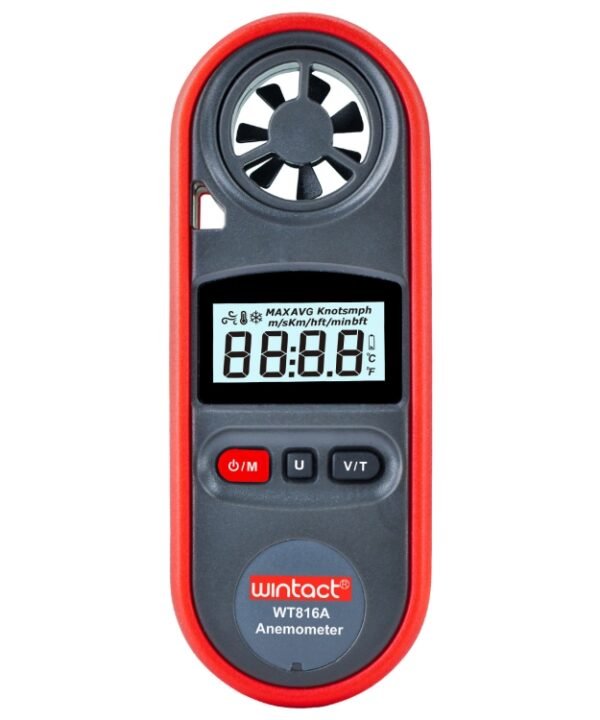 Wintact WT816A Digital Electronic Thermometer Anemometer