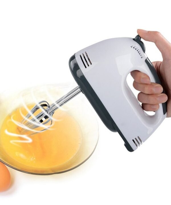 KN007364 100W Household Seven-speed Adjustable Handheld Electric Egg Beater, EU Plug