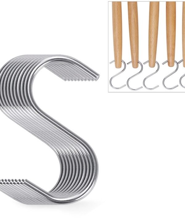 kn082 10 in 1 Stainless Steel Kitchen Tool Hook Set