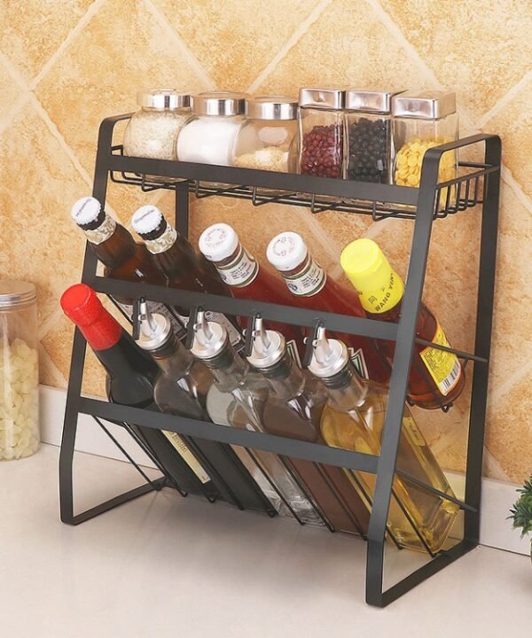 Creative Kitchen Three-layer Storage Shelf Spice Rack
