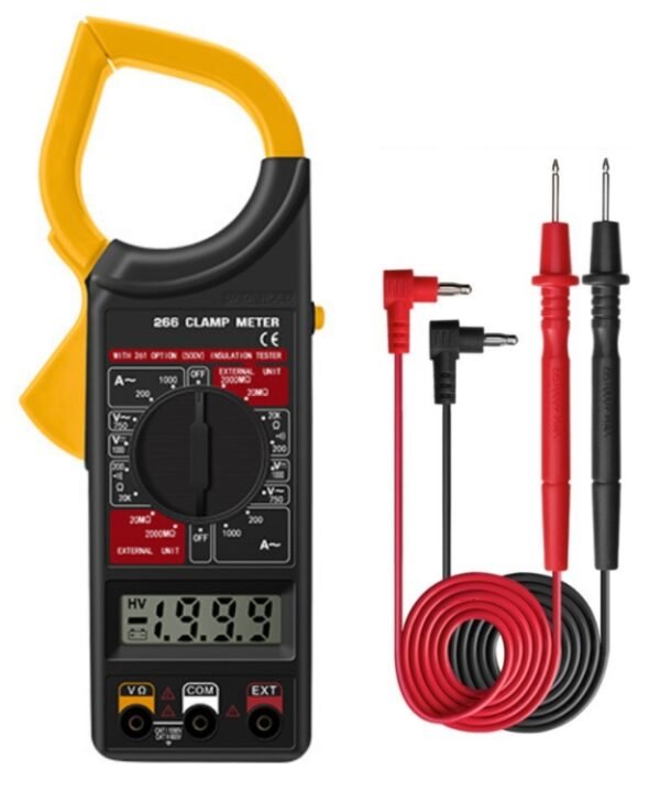 ANENG 266X Automatic High-Precision Clamp Multimeter with Buzzer, 266X Yellow