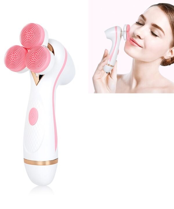 CNaier AE-878 USB Charging Silicone Face Skin Care Electric Facial Cleanser, AE-878(Pink), AE-878(Blue)