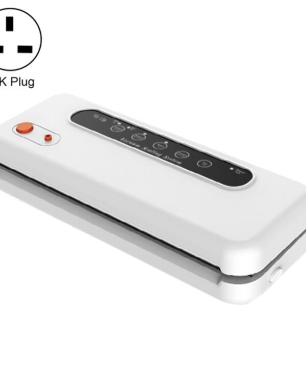 Household Commercial Food Vacuum Plastic Packaging Machine Sealer Closer Machine, UK Plug, Food UK Plug (White), Food UK Plug (Black)