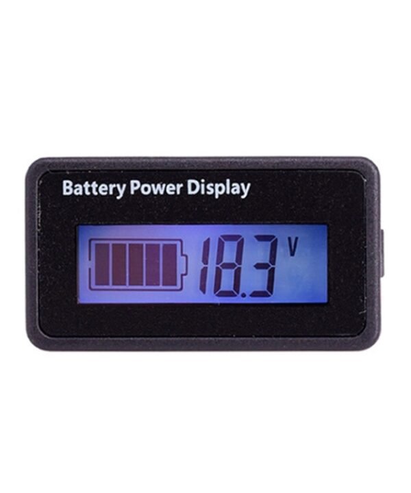 H5 12V-48V Lead-acid Battery Voltage Tester Percentage Voltmeter Gauge Lithium Battery Status Monitor, 12V-48V Blue Light, 12V-48V Green Light, 12V-48V White Light