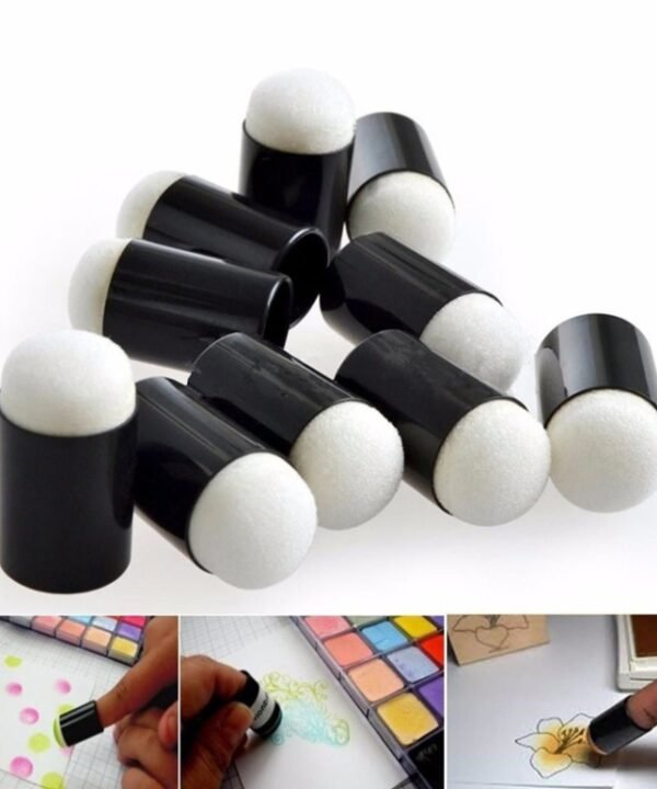 10 PCS Finger Painting Sponge Daubers Coloring Foam Fingertips
