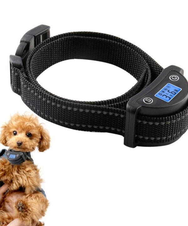LCD Screen Anti Barking Collar Beep Vibration and Optional NO Harm Shock Pet Dog Training Control System