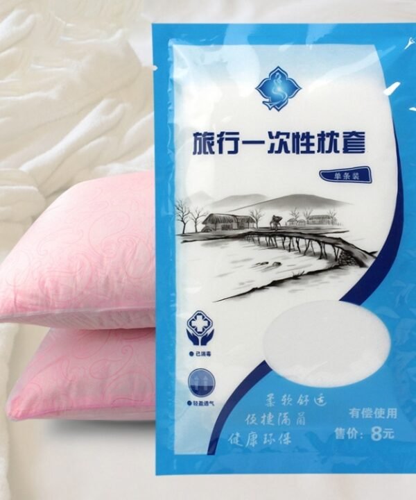 Portable Disposable Travel Nonwoven Pillowcase, Size: 70x50cm