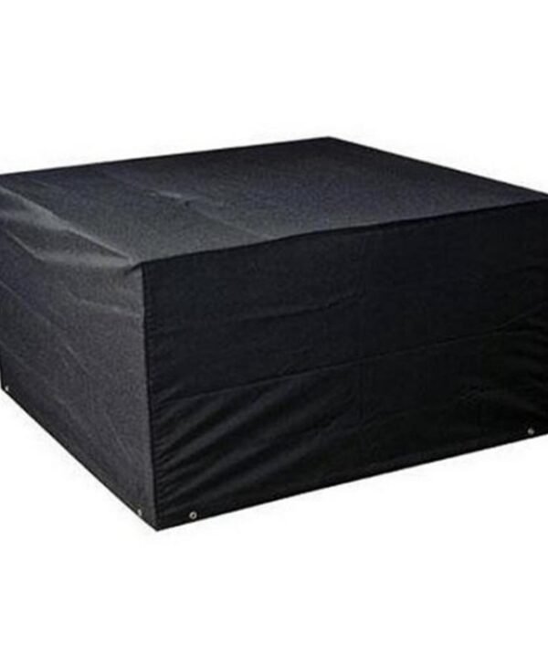 Anti-UV Waterproof Dust-proof 210D Oxford Cloth Folding Table Chairs Protective Cover Outdoor Furniture Set Cover, Size: 213*132*74cm(Black)