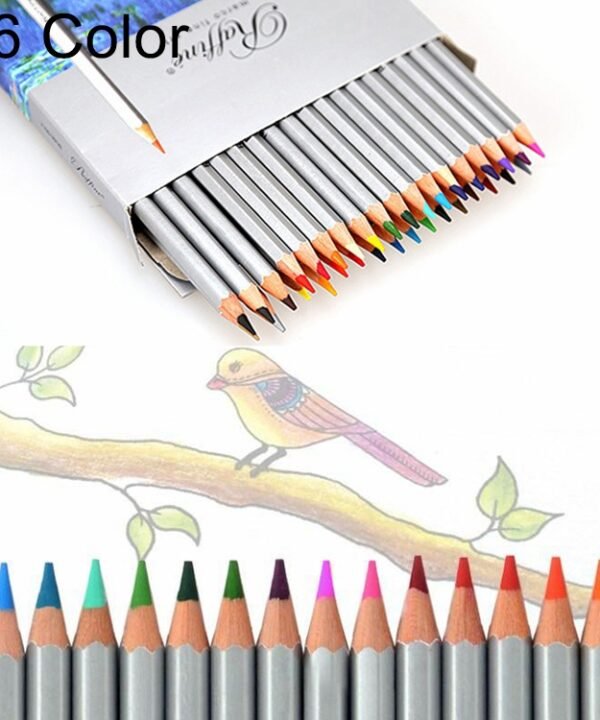 Professional Art Sketch Coloring Books Drawing Vibrant Colors 36-color Wooden Colored Pencils Set