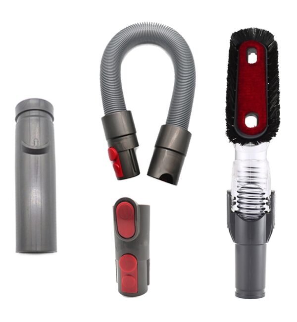 XD998 4 in 1 Handheld Tool Bendable Anti-static Suction Head Kits D931 D928 D918 D907 for Dyson V6 / V7 / V8 / V9 / V10 Vacuum Cleaner