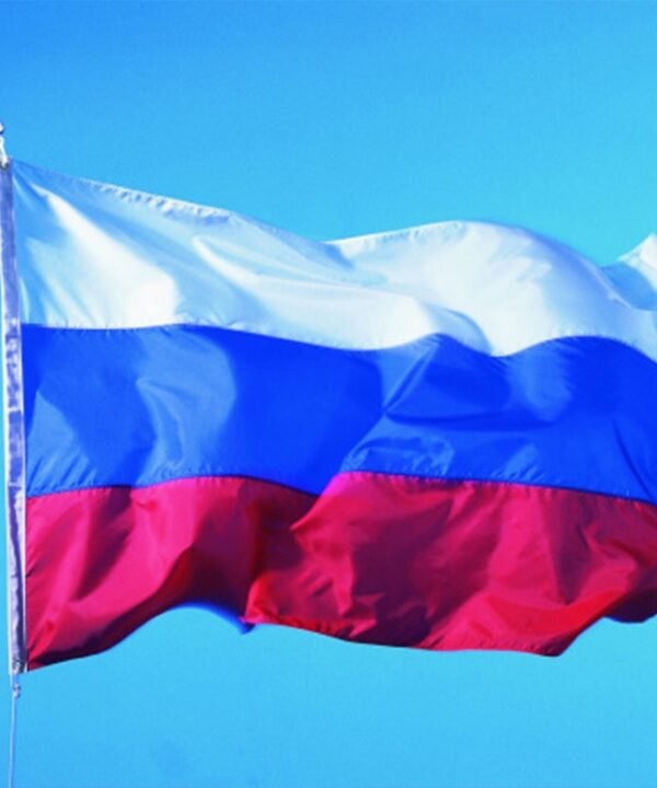 Polyester Material Russian Flag, Size: 150*90cm