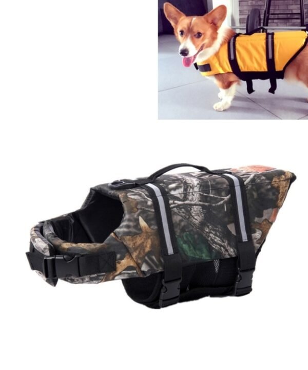 Pet Saver Dog Reflective Stripes Life Vest Jacket for Swimming Boating Surfing, Size: XS, Size: XS