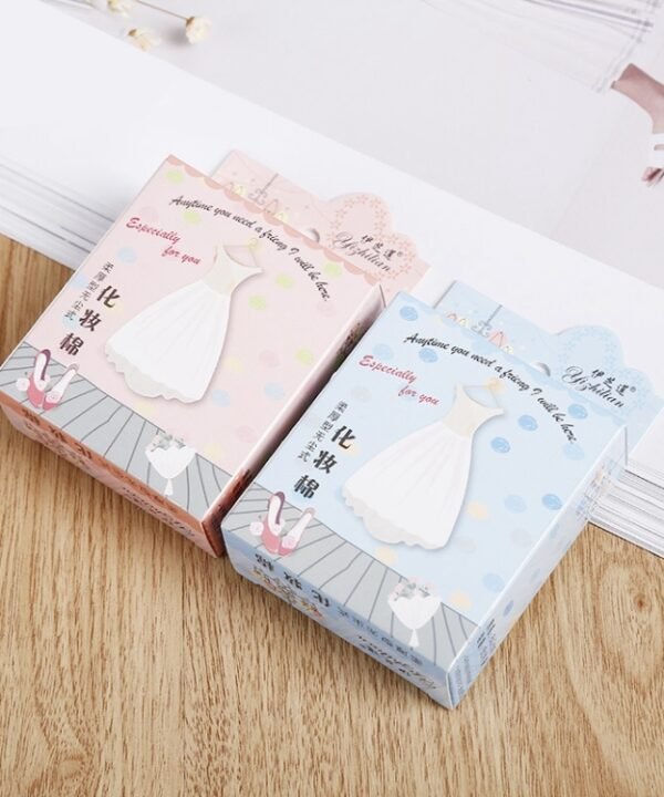 25 Box of A Sell Disposable Soft Thin Makeup Facial Cotton Puff  Pads, Carton Packaging