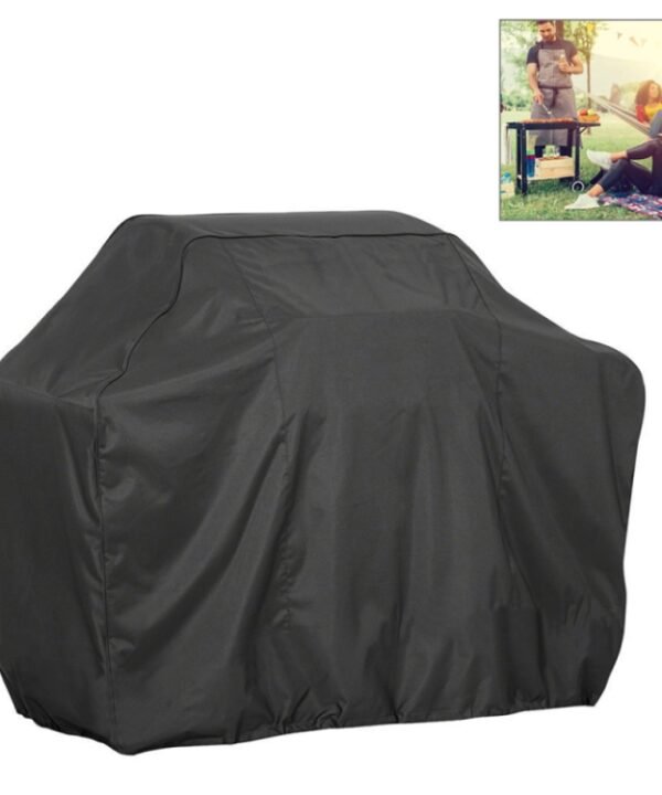 Outdoor Anti-UV Waterproof Dust-proof 210D Oxford Cloth BBQ Square Protective Bag Charcoal Barbeque Grill Cover, Size: 170x61x117cm, Size: 170x61x117cm