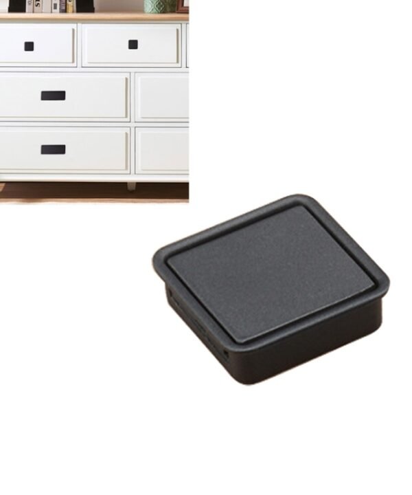 Simple Wardrobe Slotted Scrub Handle Concealed Recessed Drawer Invisible Handle, Single Hole, Single Hole