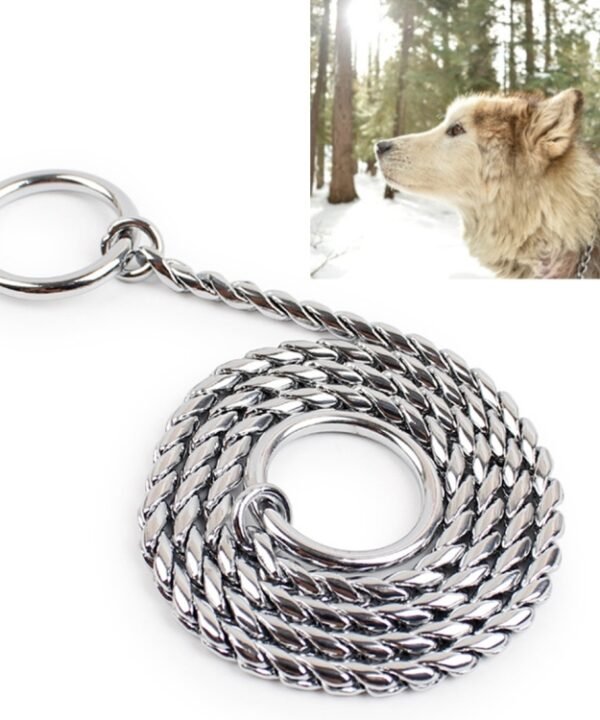55cm  Pet P Chain Pet Collars Pet Neck Strap Dog Neckband Snake Chain Dog Chain Dog Collar