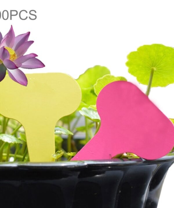 100PCS Floral Label Gardening Label Waterproof small card Insert Label Potted Label,Random Color Delivery