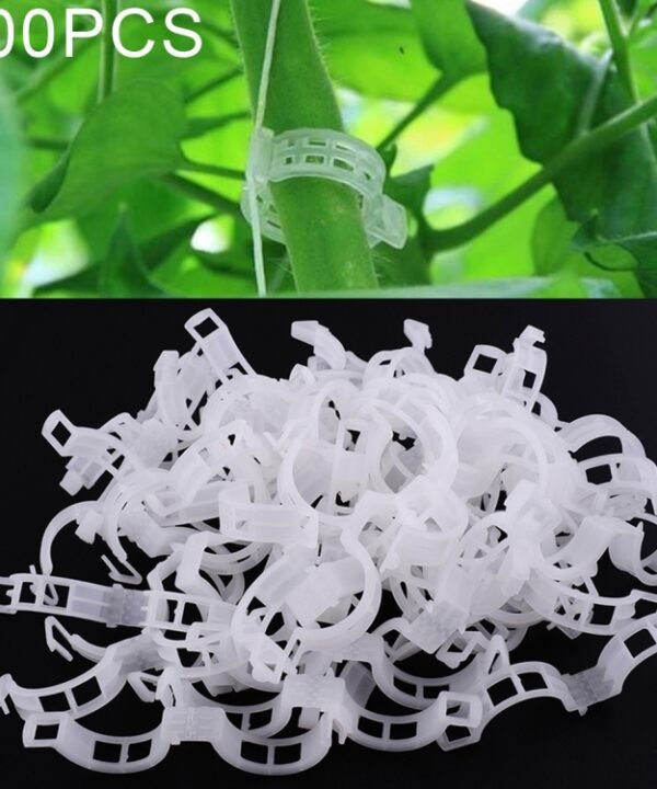 500 PCS 25mm Plastic Fixed Tie Clip Hanging Crane Folder Vines Plant Fixed Clip