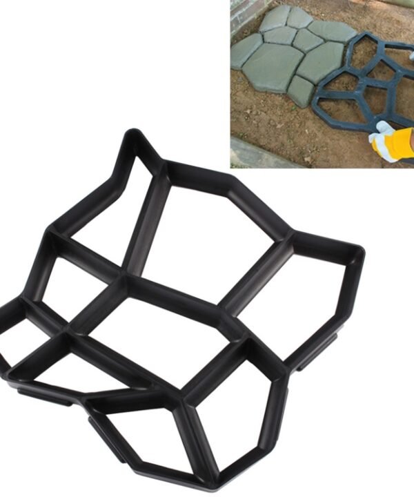 Manual Cement Concrete Road Mold Plastic Mold DIY Garden Pavement Mold