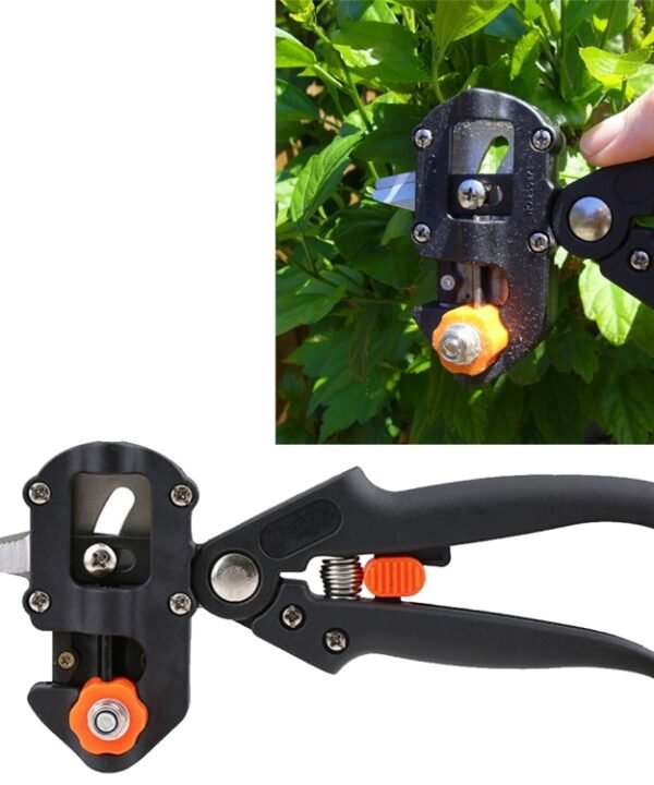 Professional Grafting Tool Set Pruning Scissors Seedling Grafting Machine Grafting Device with Three Blades, a Cross Knife ,a Wrench
