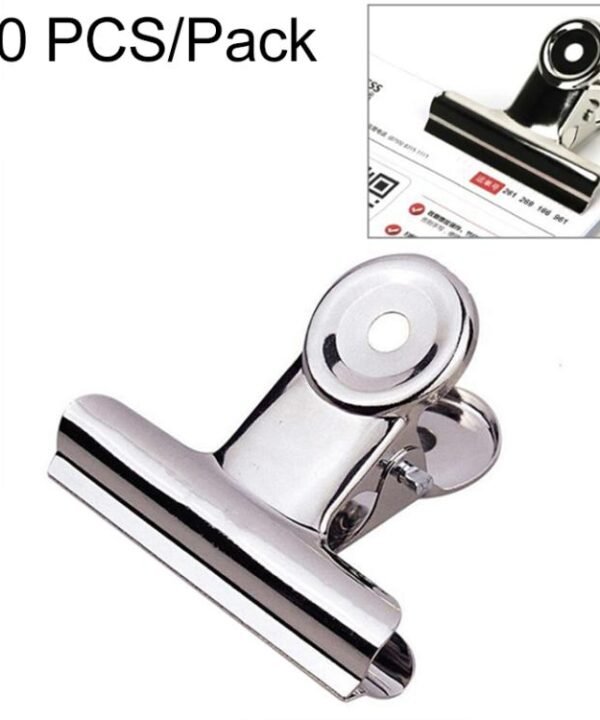 20pcs 31mm Silver Metal Stainless Steel Round Clip Notes Letter Paper Clip Office Bind Clip