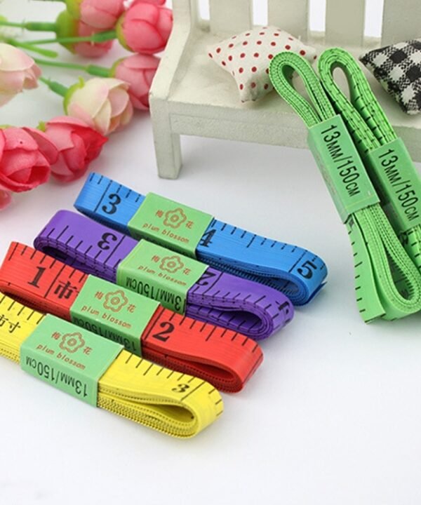 20 PCS 1.5m Long Multi-function Soft Tape Measure, Random Color Delivery
