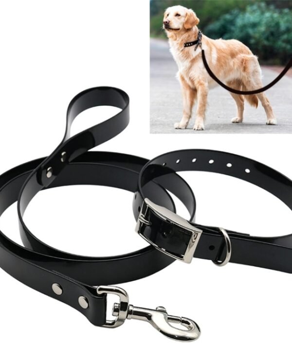 TPU Material Traction Belt Pet Dogs Collar Telescopic Dog Traction Rope with Dog Leash Handle, Size: S, Rope Length: 120 cm, Collar Size: 40 cm