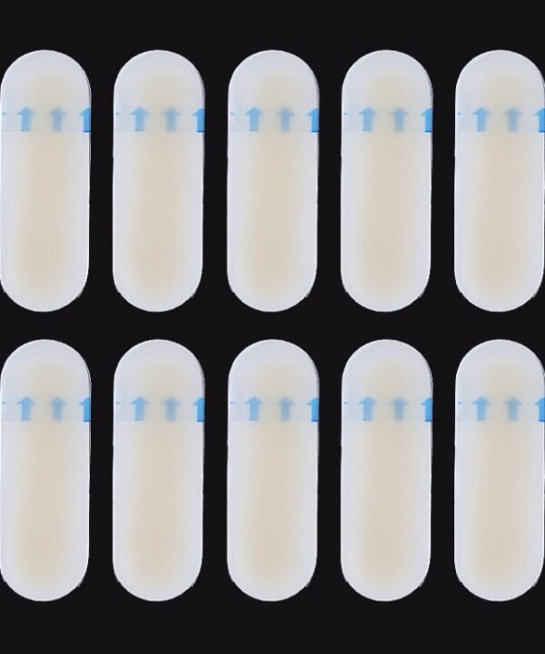 10 PCS Foot Care Skin Hydrogel Analgesic Plaster Blisters Slip Heel Protector Size: 20x60cm