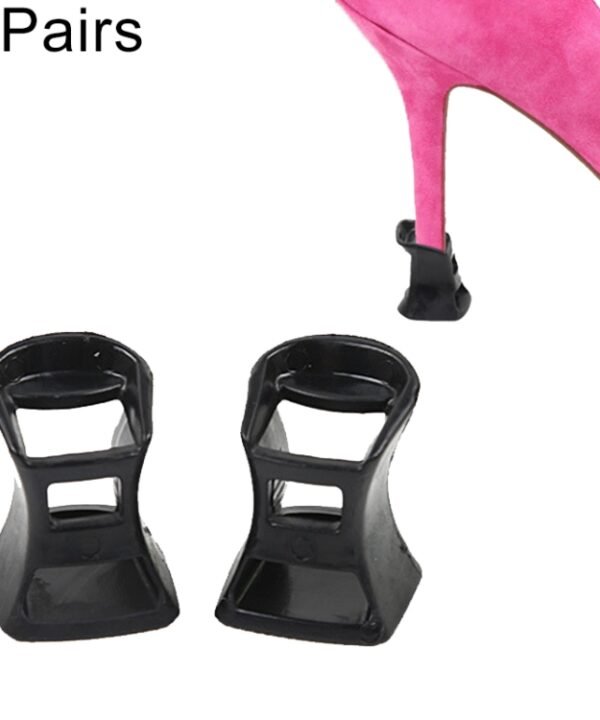 5 Pairs Hard Wearing Anti-slip PVC StoppersShoes High Heel Cover Protectors, Size: M ,Random Color Delivery