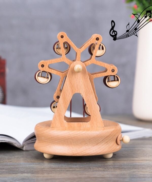 Home Decor Originality  Wooden Musical  Boxes, Ferris Wheel Shape, Clock Tower Shape, Baby Bed Shape, Train Shape, Pagoda Shape, Round Ferris Wheel Shape, Carousel Shape, Telephone Booth Shape, Seesaw Shape, De La Tour Hotel Arabia Shape...