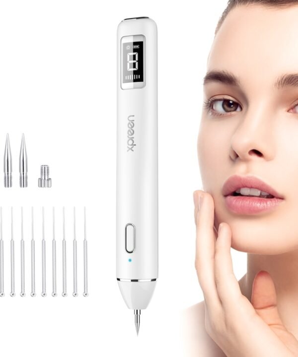 Xpreen XPRE061 Professional Dark Spot Remover Freckle Tattoo Chargeable Wart Mole Remover, with LED Screen and Spotlight