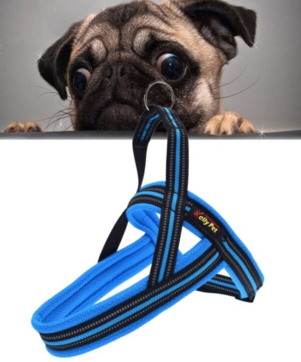Pet Dogs A7 Reflective Polyester Chest Harness Lead Leash Traction Big Dogs Safety Chain Rope Collar, Size: L, 2.5*68*84cm, Size: L, 2.5*68*84cm