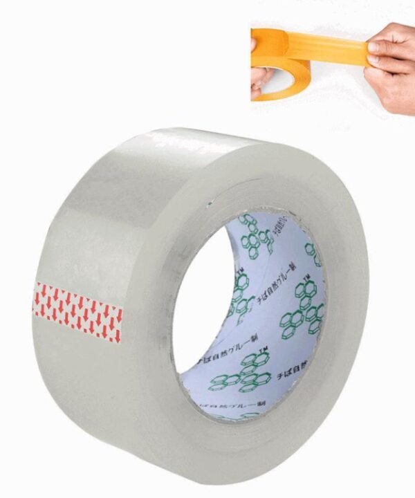 45mm Width 25mm Thickness Package Sealing Packing Tape Roll Sticker, 45mm Width 25mm Thickness (Yellow), 45mm Width 25mm Thickness (Clear White), 45mm Width 25mm Thickness  (Transparent Yellow)