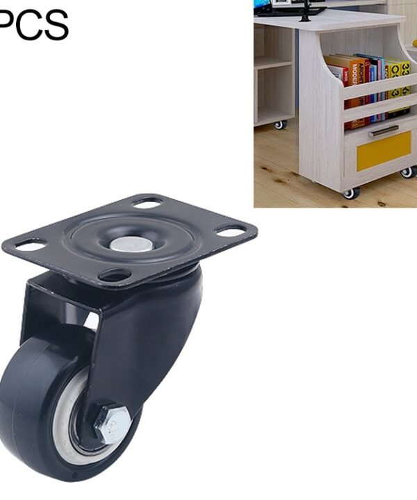 2 PCS 2 inch Furniture Cabinet Coffee Table Silent Universal Wheel