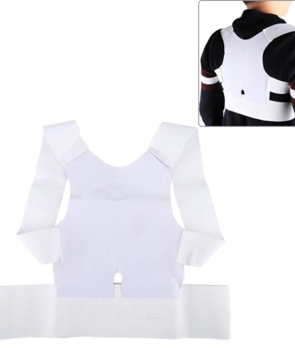 Shoulder Support Bandage Lumbar Sport Back Brace Posture Correction Vest Belt for Men / Women, XL Size