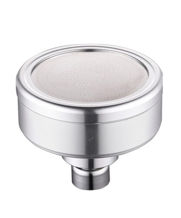 Removable and Washable Space Aluminum Plated Round Pressurized Top Spray Shower Head, Size: 82mm, Pattern A
